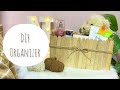 DIY organizer box 📦 | اصنعي بنفسك منظم خشبي من الكرتون