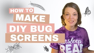 Easy DIY Window Screens for our Skoolie | Homemade skoolie magnet bug screens