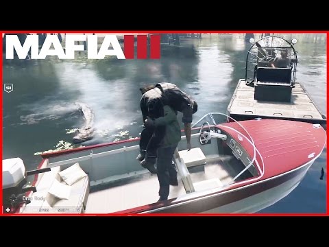 MAFIA 3: you can CARRY bodies and FEED them to Alligators/Gameplay