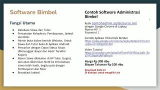 #2 Produk Aqila - Sofware Administrasi Bimbel Harga Rp 300 ribu Biaya Tahunan Rp 100 ribu screenshot 2
