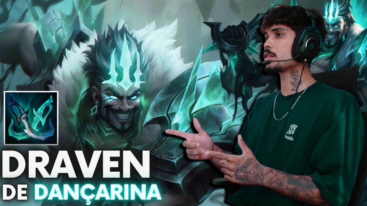 TESTEI A NOVA DANÇARINA FANTASMA NO DRAVEN! 🔥💀