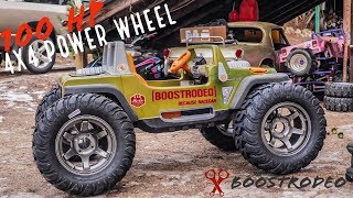 Delivering The 100hp 4x4 Jeep Power Wheel To Grind Hard Plumbing Co.