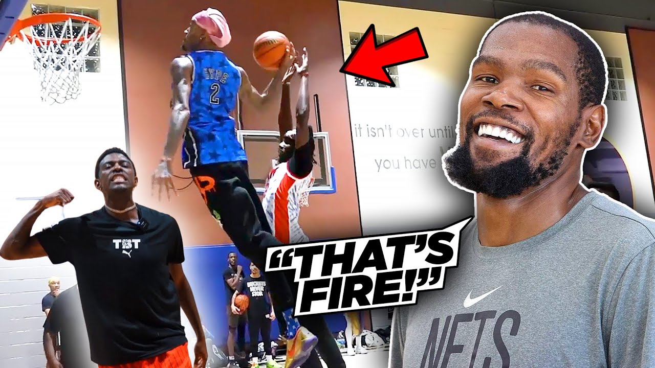 We Shut Down The BIGGEST Trash Talker & Impressed KEVIN DURANT!! Our