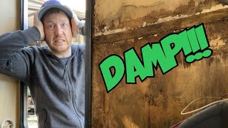 caravan damp wall and floor repair | lunar clubman project
