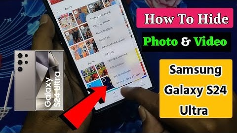 How To Hide Photos & Videos On Samsung Galaxy S24 / S24 Ultra | Samsung Photo Privacy Settings