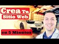 Cómo crear una página web en 5 minutos