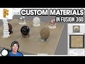 Importing CUSTOM MATERIALS in Fusion 360