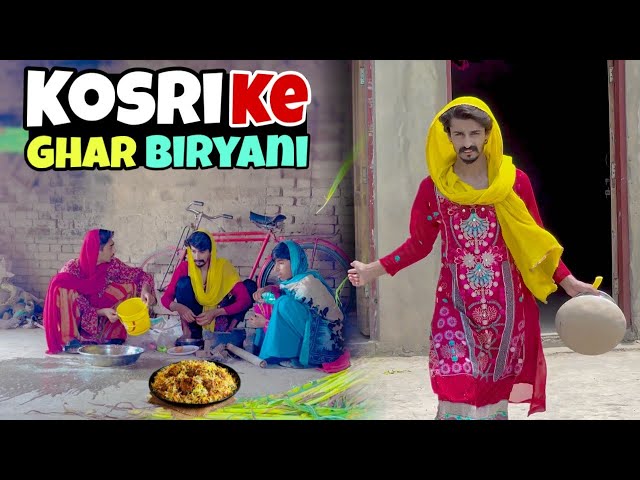 Kosri Ke Ghar Biryani | Shani Kosri New Funny Video | Punjabi Funny Video | Kosri Family