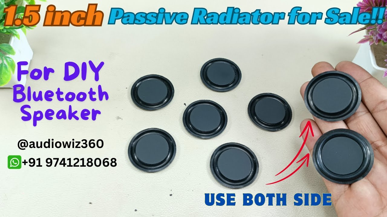 1.5 Inch Passive Radiator For Sale | For DIY BT Speaker | Shipping ...