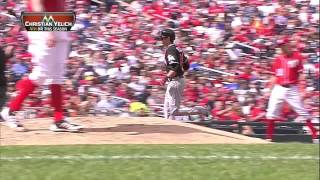 2013/09/22 Yelich's solo blast