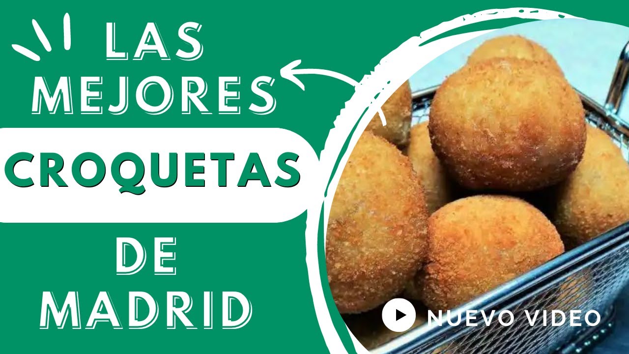 Descubre DÓNDE puedes comer las mejores CROQUETAS de MADRID