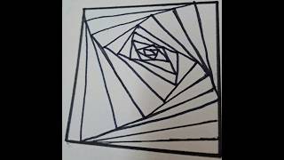 zentangle Pattern Tutorial  #shorts #art