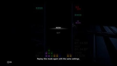 Tetris® Effect - 40L Sprint - 1:14.50