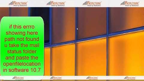 HOW TO SEND THE MAIL BY REALSOFT 10.7/10.8/10.9/11.6