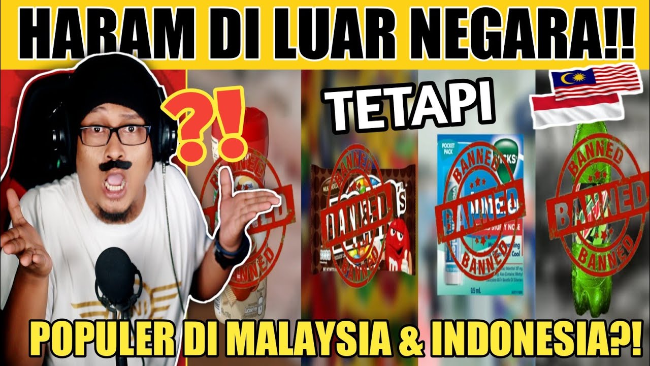 KOK BEGITU⁉️10 PRODUK INI HALAL DI 🇲🇾 & 🇮🇩 TAPI HARAM DI LUAR NEGARA⁉️|Cak Lonjong