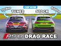 Audi RS6 - DRAG RACE *Tuned v Standard*