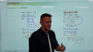 Lesson 6.3 Using Addition & Subtraction to Solve a System of Equations