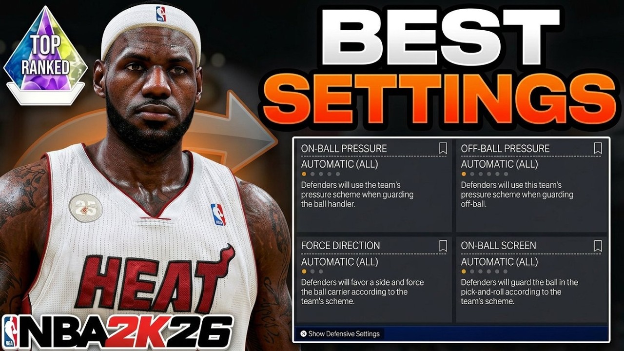 2k27 Lock THE BEST *LOCKDOWN* DEFENSE SETTINGS FOR NBA 2K26 RIGHT NOW! | BEST ...