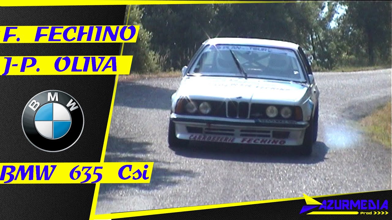 FECHINO-OLIVA EN  BMW 635 csi AU RALLYE DU PLAN DE LA TOUR 2003