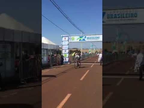 Chegada Brasileiro de Ciclismo - Betinho Campeao