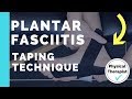 Plantar Fasciitis Taping with Kinesiology Tape