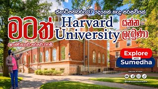 ඇමරිකාවේ මුල්ම සරසවියට යමු   Explore Harvard University's Boston Campus | USA