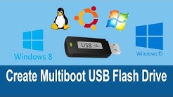 How to Create MultiBoot USB Flash Drive with Multiple OS for Free