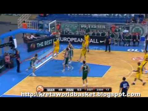 Euroleague 2010 - Top 16 - Week 2 Maroussi - Panathinaikos Athens 80-78 (4-2-10) highlights PAO