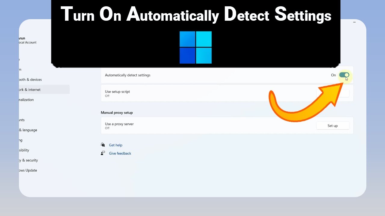 How to Turn On Automatically Detect Settings on Windows [NEW] - YouTube