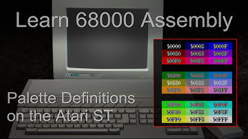 Palette definitions on the Atari ST - Learn 68000 ASM Lesson P14