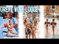 TWINS GIRLS STAY AT GREAT WOLF LODGE INDOOR WATER PARK IN SANDUSKY OHIO | FAMILY VACATION *SO FUN*