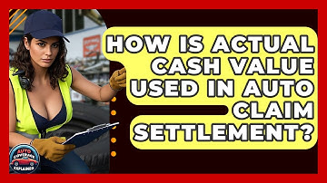 How Is Actual Cash Value Used In Auto Claim Settlement? - Auto Coverage Explained