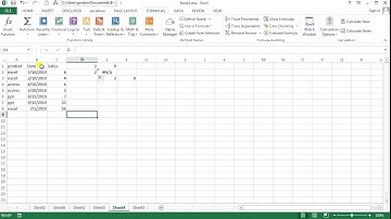How to Show All Named Ranges in Excel