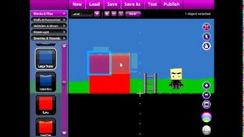 Sploder ~ How to make Purple Lava