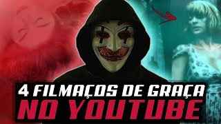 Top 4 FILMAÇOS no YOUTUBE para ver DE GRAÇA | Melhores filmes completos dublados