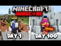 I Survived 100 Days In ULTRA Minecraft Modded Hardcore