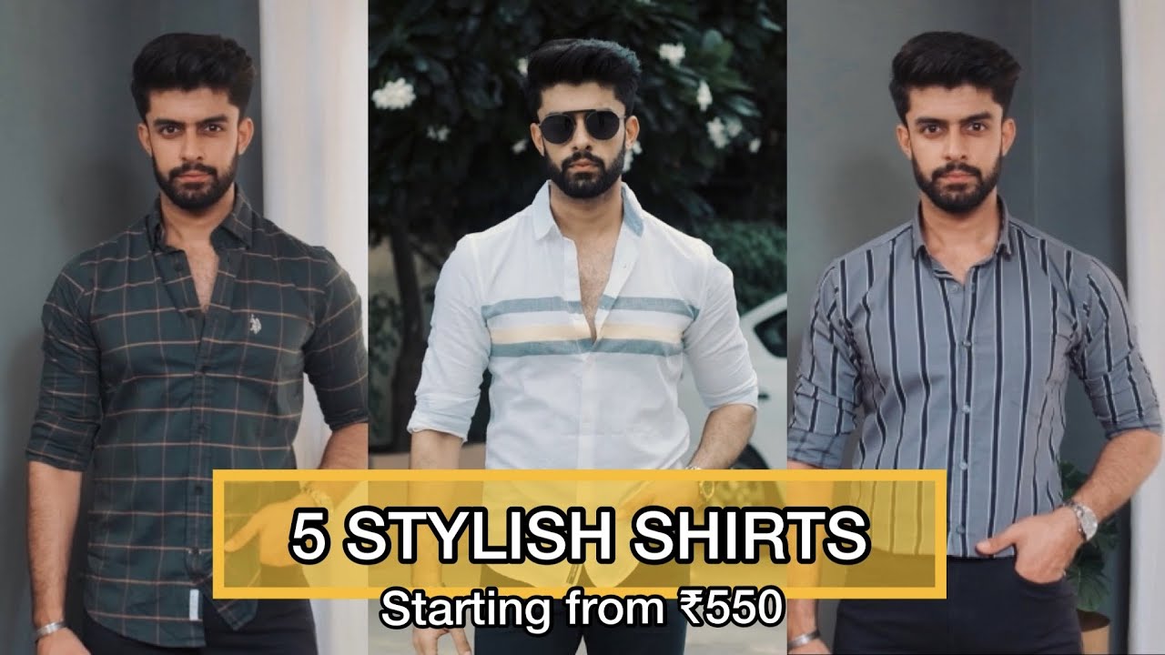 5 AFFORDABLE STYLISH SHIRTS FOR MEN | MEN'S SHIRT GUIDE - YouTube