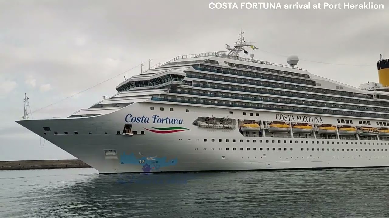 COSTA FORTUNA arrival at Port Heraklion