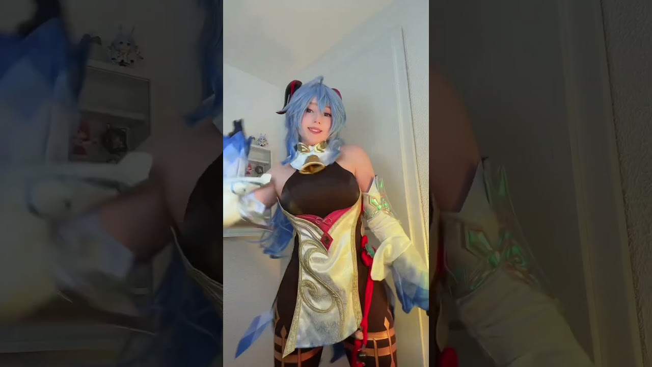 This dance is so cute #ganyu #genshinimpact #cosplay