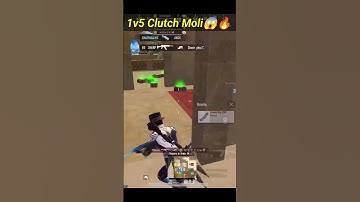 Squad Wipe In Seconds Bgmi 1v5 Clutch With Moli #shorts