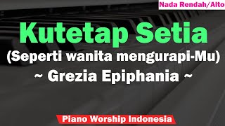 Seperti wanita mengurapi-Mu (Kutetap Setia) Karaoke Piano Alto