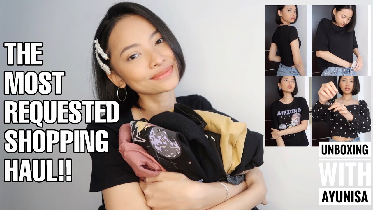 Borong Baju  Korea  di  Shopee  Clothing Haul and Try On 