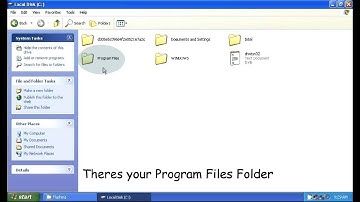 How to Find Program Files Folder on Windows XP