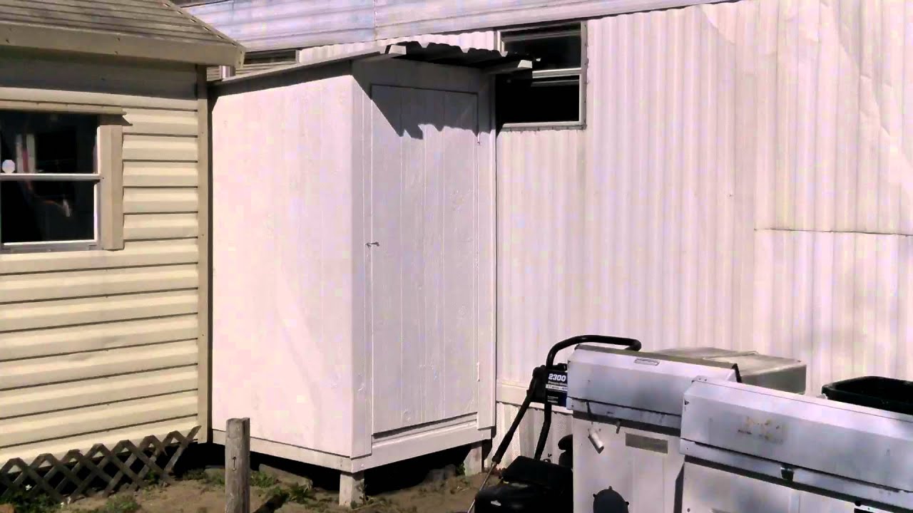 Air compressor shed almost done. YouTube