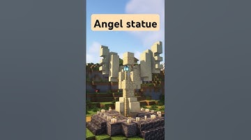 Simple Angel Statue #minecraft #minecrafttutorial #gaming #tutorial #minecraftbuilding