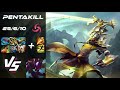 JUNGLE Master Yi vs Kha'Zix [PENTAKILL] - NA Challenger Patch 26.10