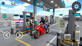 Bike Simulator: Highway Pit Stop & Refueling 🏍️⛽ screenshot 1