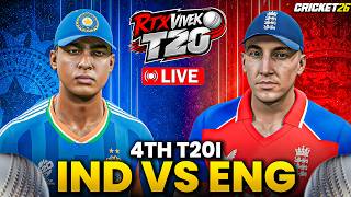 England vs India 4th T20 Match Live🔥| Cricket 26 Live | RtxVivek screenshot 5