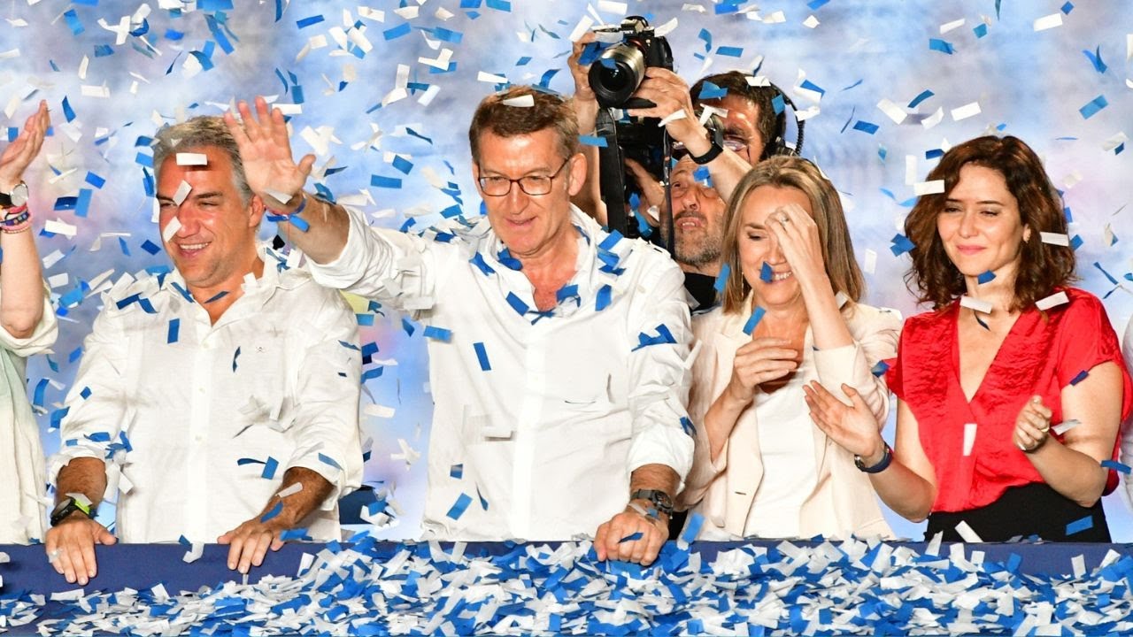 Comparecencia de Alberto Núñez Feijóo tras el resultado electoral del 23J
