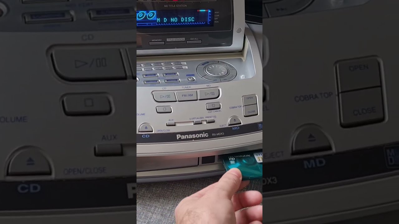 Panasonic RX-MDX3 - YouTube